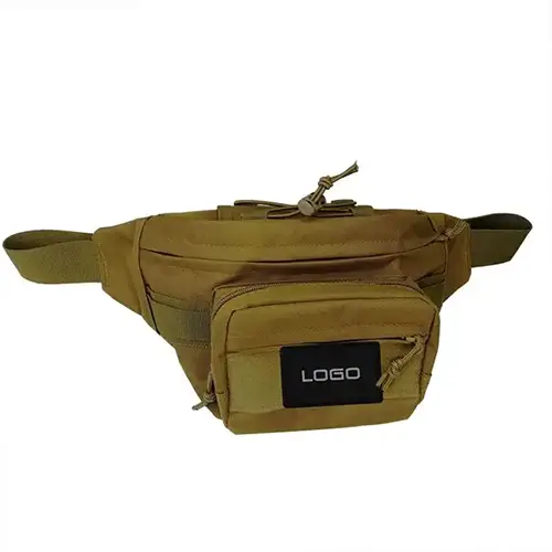 Tactical MOLLE-Compatible Waist Pack with Multi-Pocket Storage